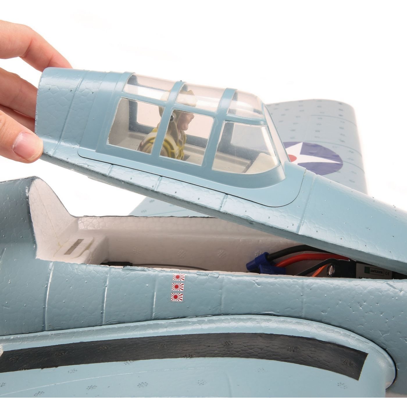 PKZ1950 F4F Wildcat 1.0m BNF Basic w/AS3X and SS