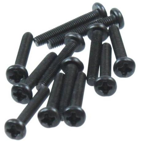 S123 Round Head Screw 3*18.5mm 12 PCS