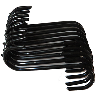 S-HOOK BLK 10PC