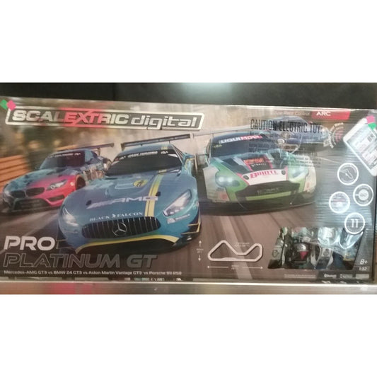 C1374 Scalextric Digital Pro Platinum GT Slot Car Set - Swasey's Hardware & Hobbies