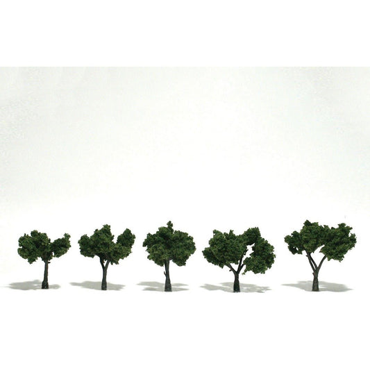 TR1502 Ready-Made Tree, Medium Green 1.25-2" (5)