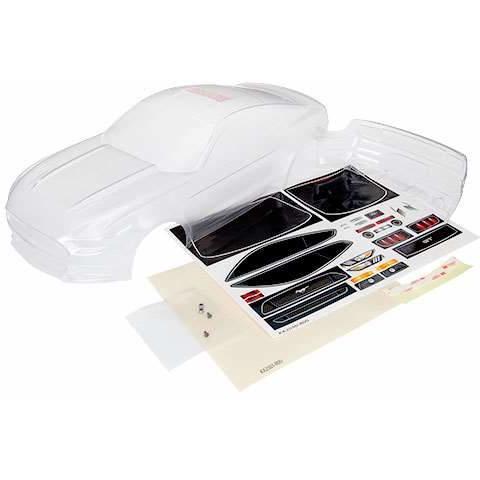 8312 Body, Ford Mustang (clear, requires painting)/ window masks/ decal sheet