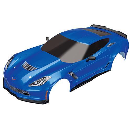8386X Body, Chevrolet Corvette Z06, blue (painted, decals applied)