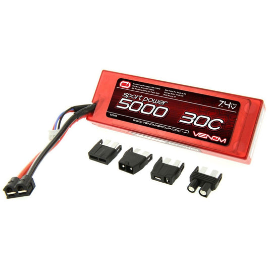 VNR15149 30C 5000mAh 7.4v 2S1P Hard Case, LiPO, UNI Plug