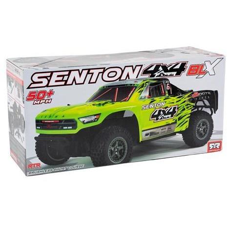 Arrma Senton 4X4 3S BLX 1/10 RTR Brushless Short Course Truck (Green/Black)
w/TTX300 2.4GHz Radio