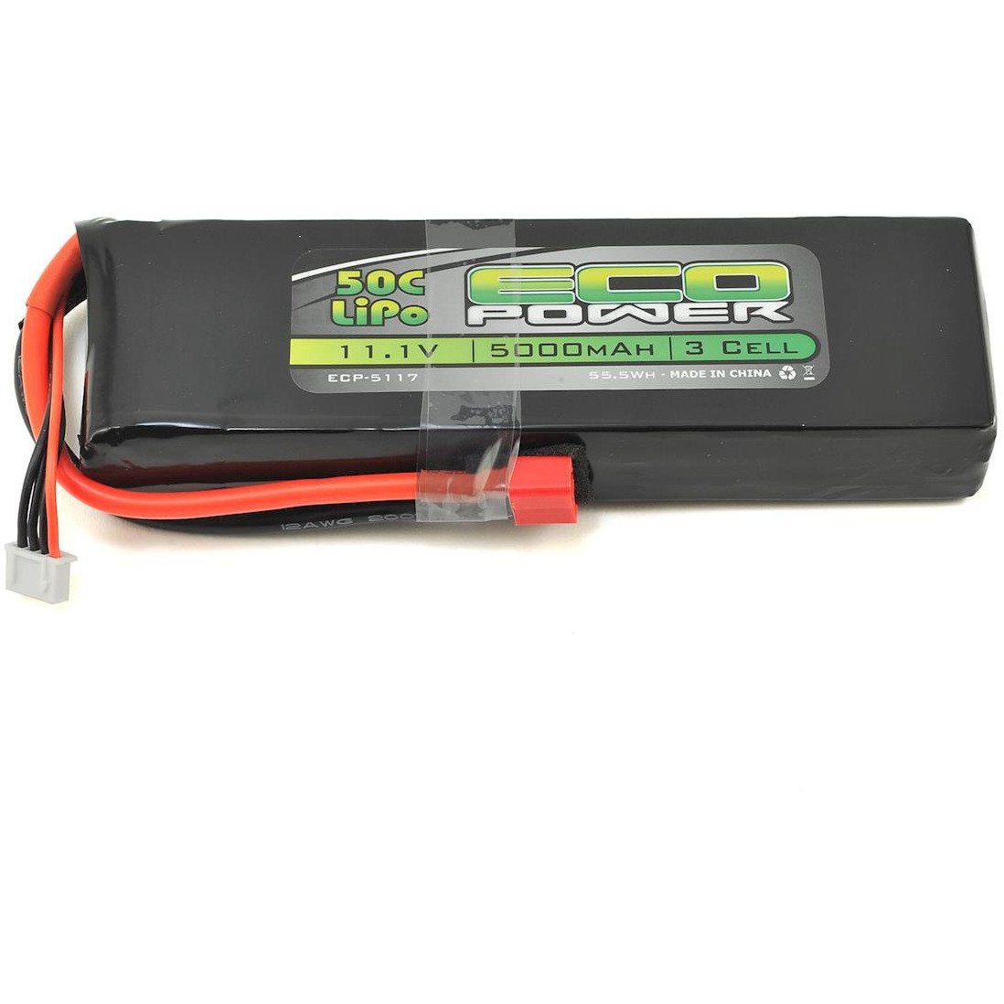 EcoPower "Electron" 3S LiPo 50C Battery (11.1V/5000mAh)