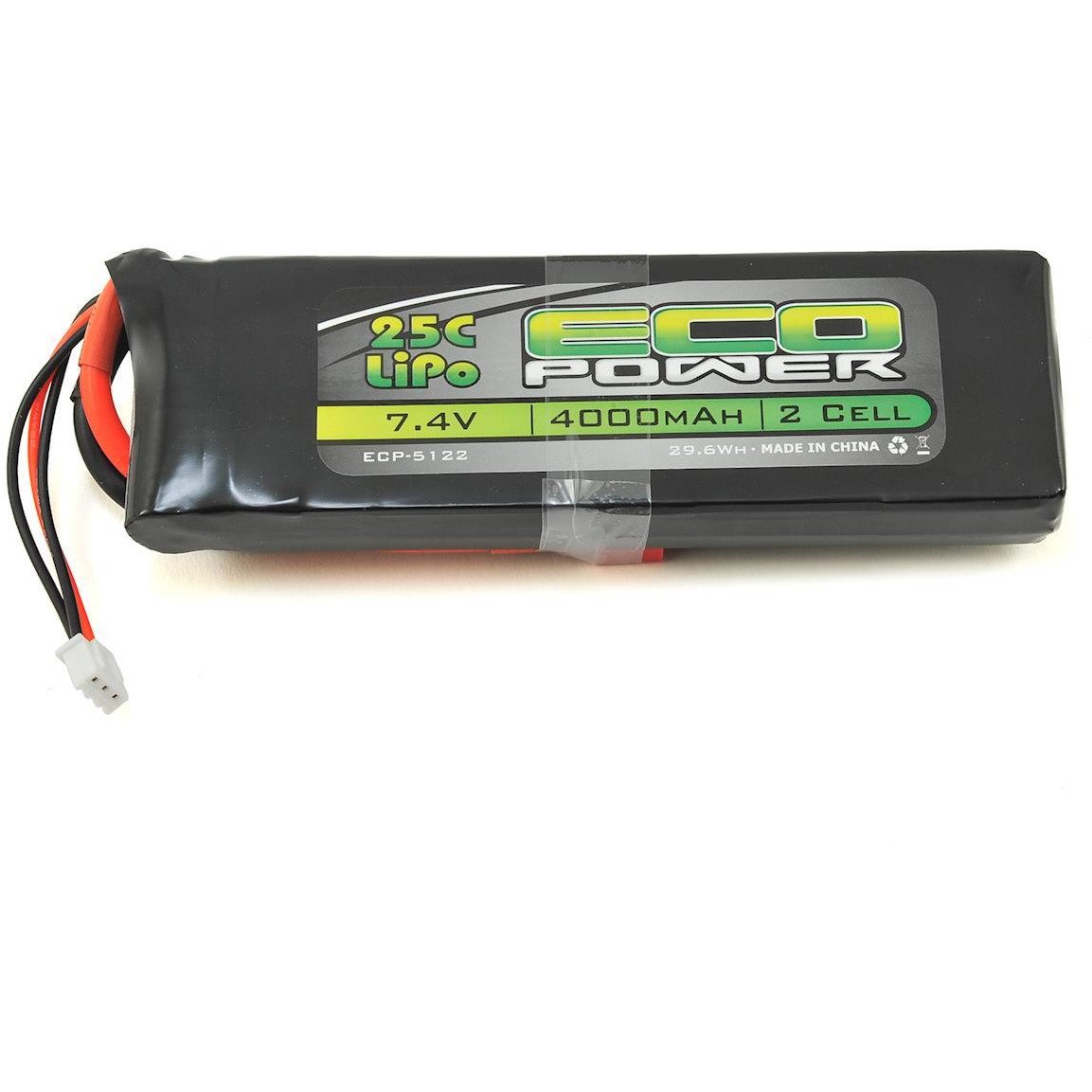 EcoPower "Electron" 2S LiPo 25C Battery (7.4V/4000mAh)