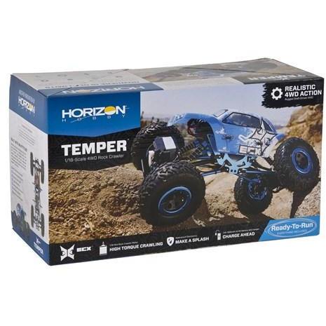 ECX Temper 1/18 Mini Rock Crawler RTR
w/2.4GHz Radio, Battery & Charger