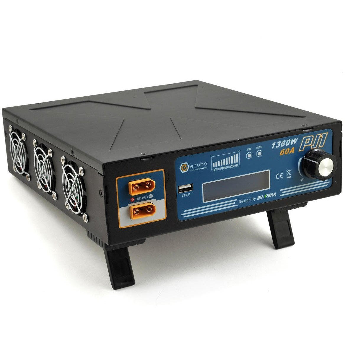 ProTek RC EV-Peak PJ1 eCube 1360W Power Supply w/USB Port (12-24V/60A/1360W)