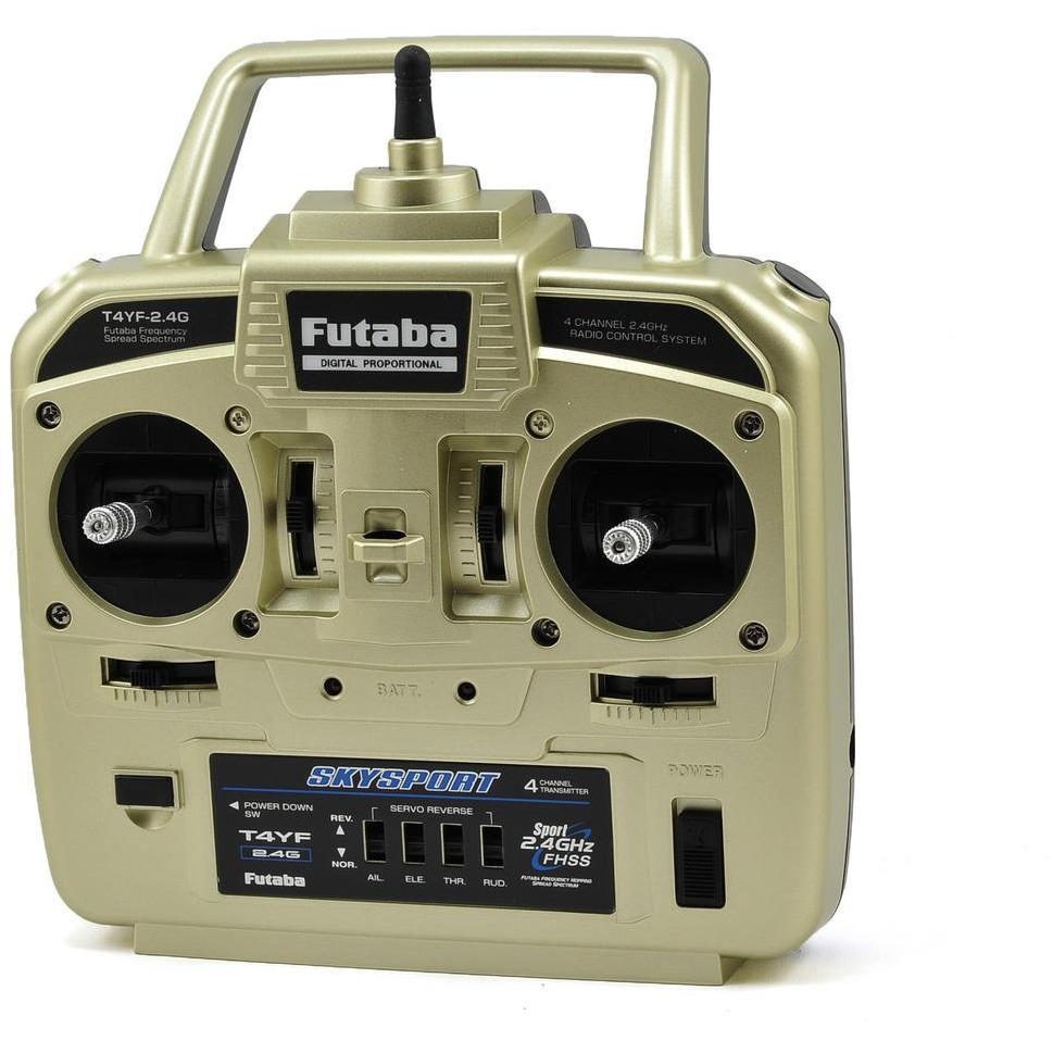 Futaba 4YF 2.4GHz FHSS 4-Channel Airplane Radio System w/R2004GF Receiver