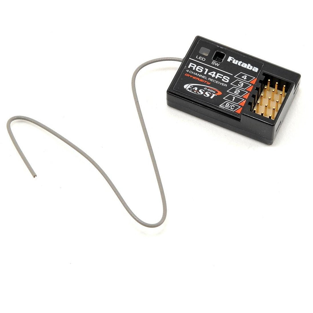 Futaba R614FS FASST 4-Channel 2.4GHz Receiver