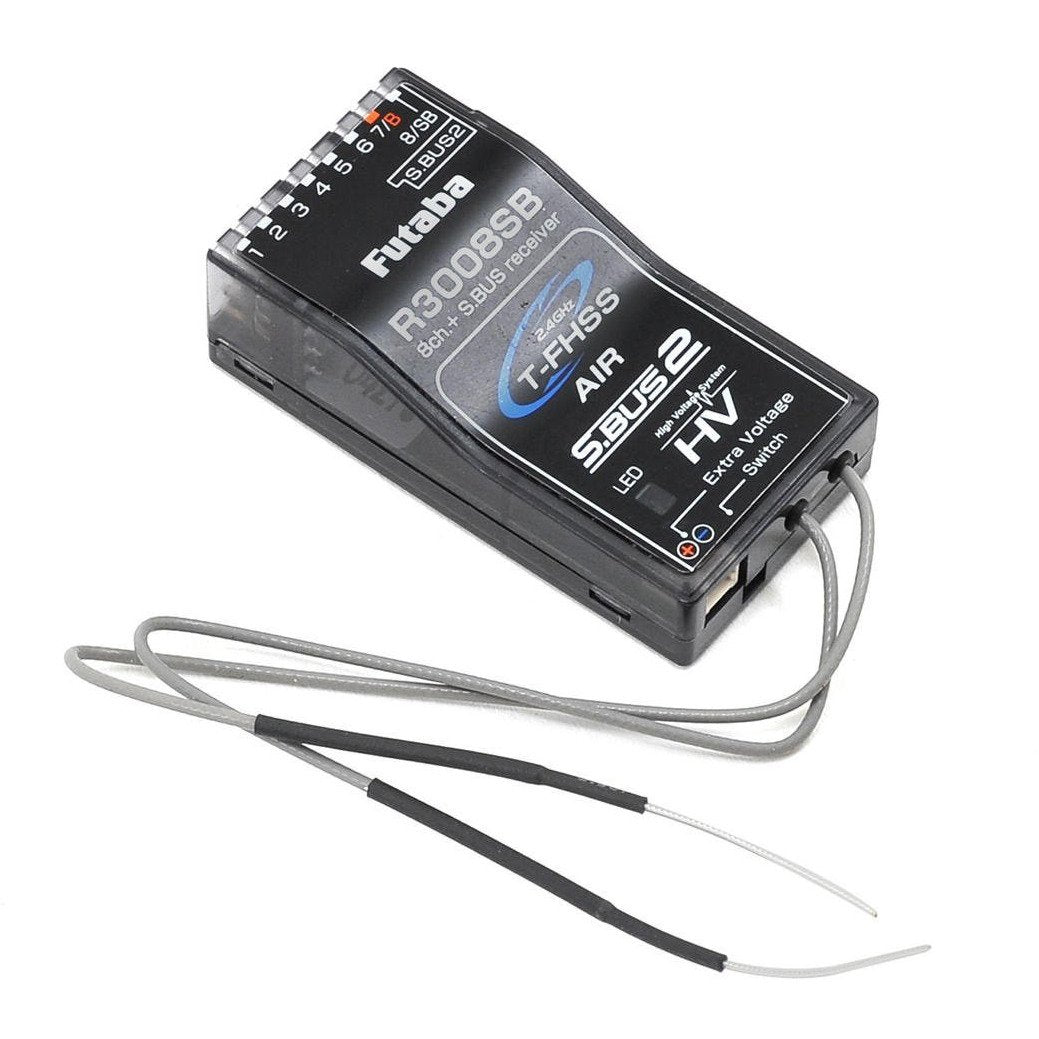Futaba R3008SB 2.4GHz T-FHSS 8/32-Channel S.BUS2 HV Telemetry Receiver