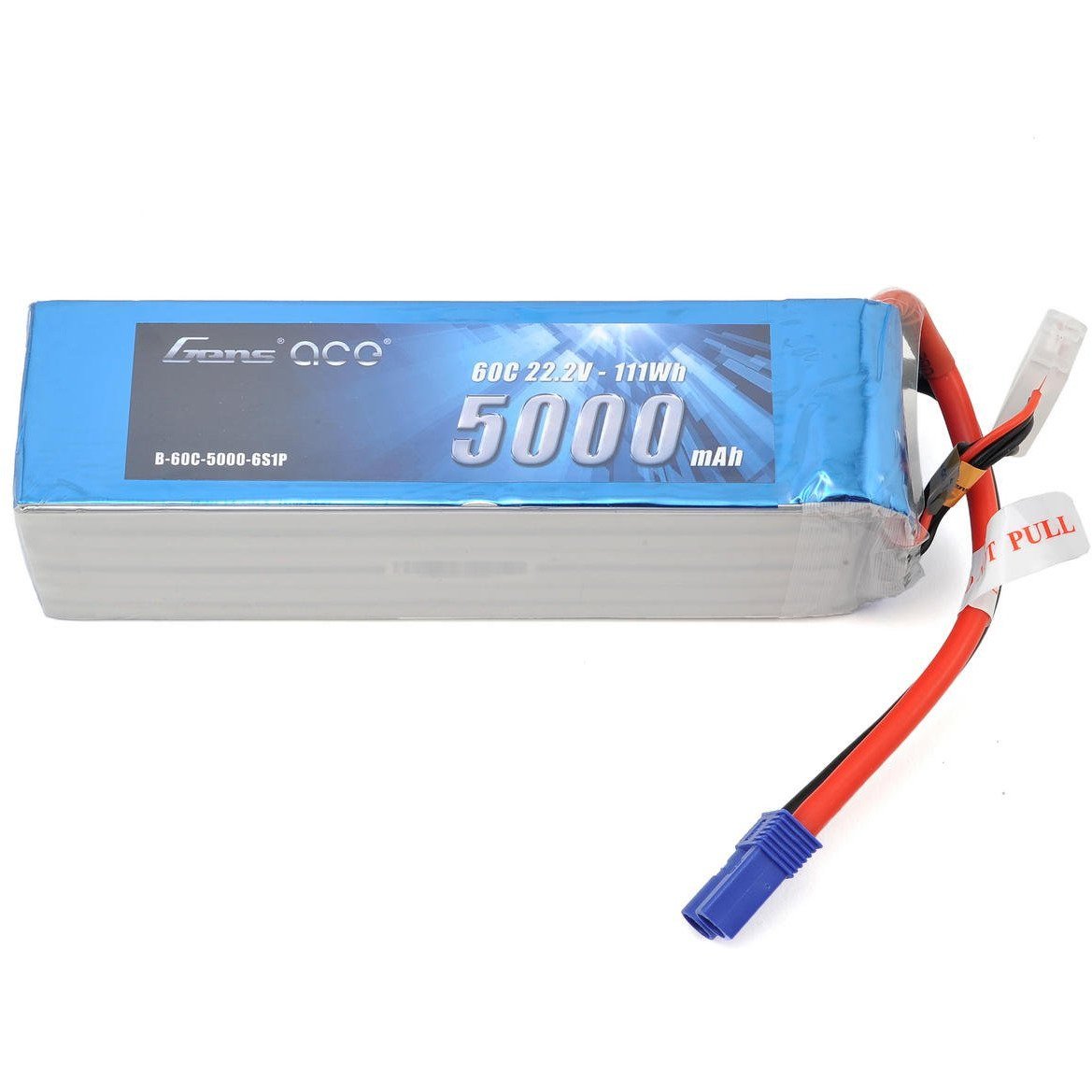 Gens Ace 6s LiPo Battery 60C (22.2V/5000mAh)