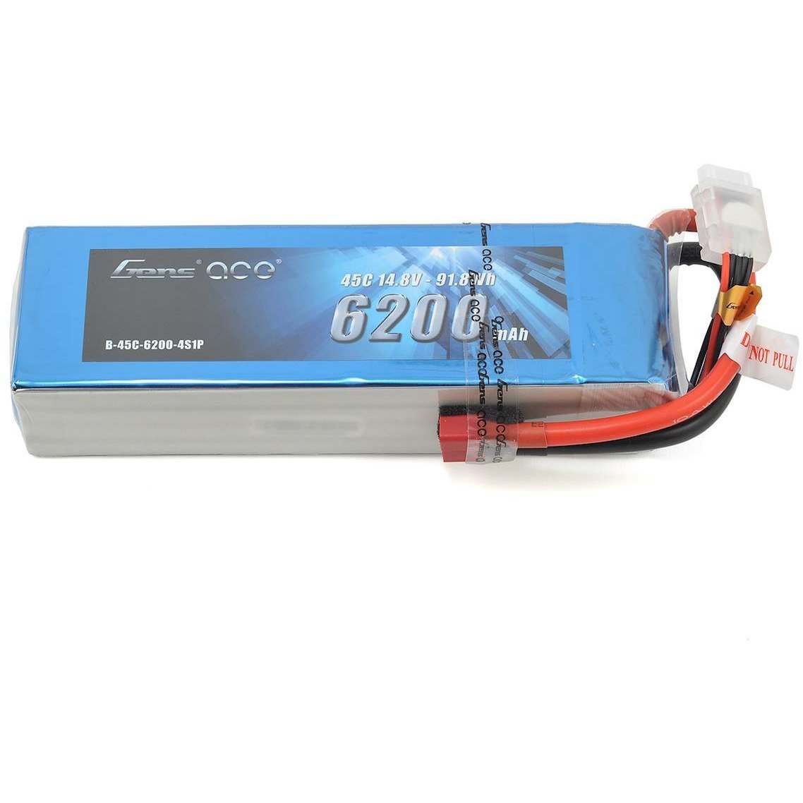 Gens Ace 4s LiPo Battery 45C (14.8V/6200mAh)
