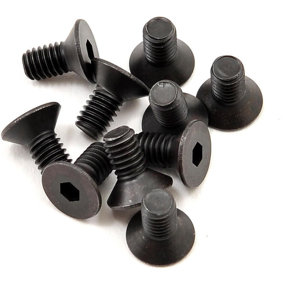 HB Racing 4x8mm Flat Head Screw (10)