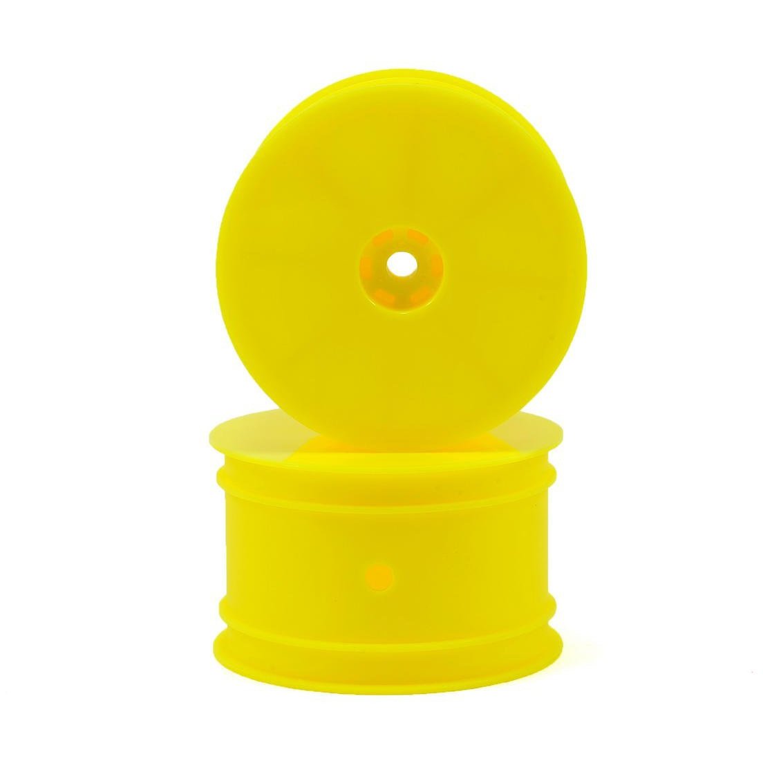HB Racing 12mm Hex 1/10 Buggy Rear Wheels (2) (Yellow) (D216/D413)