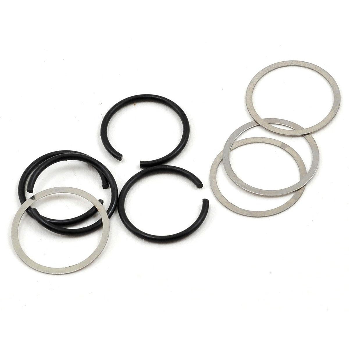 HB Racing Input Shaft Clip & Shim Set