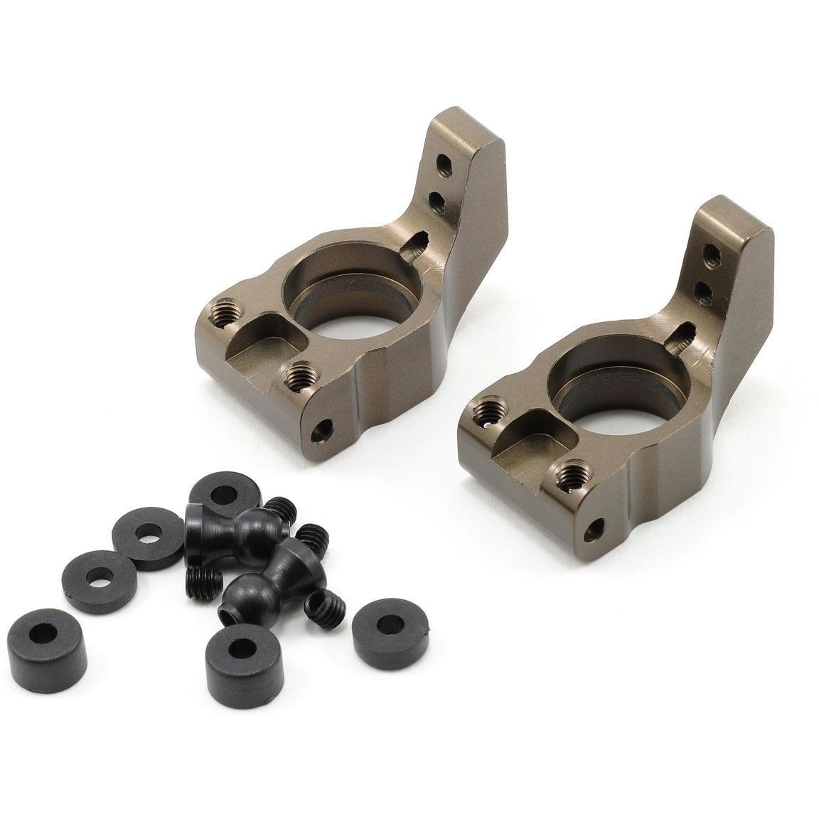 HB Racing Aluminum Rear Hub Carrier Set