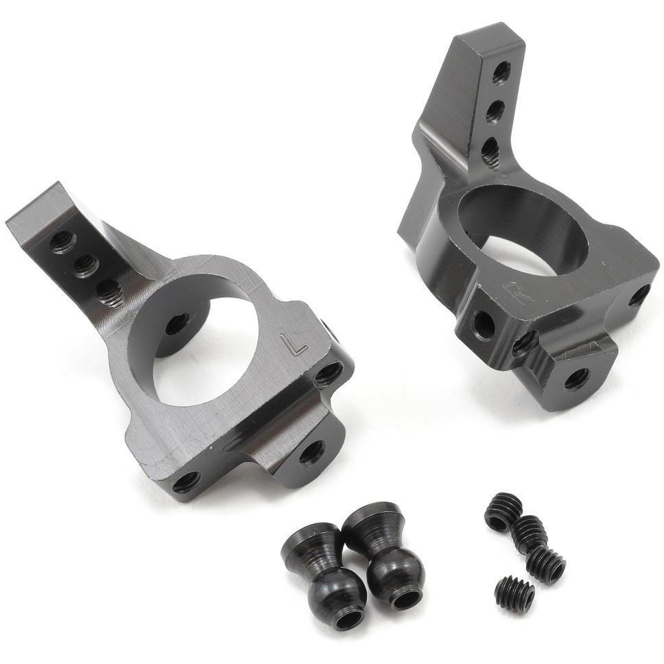 HB Racing Aluminum Front Spindle Carrier Set (10°)