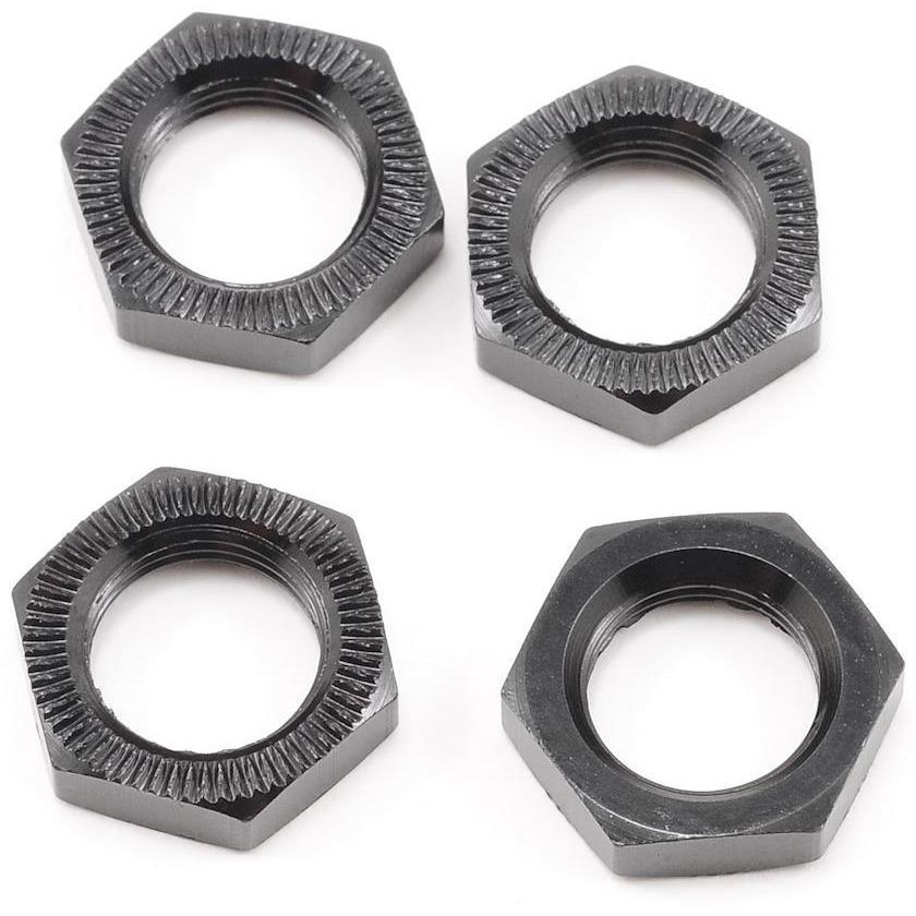 HB Racing 17mm Wheel Nut (Black) (4)