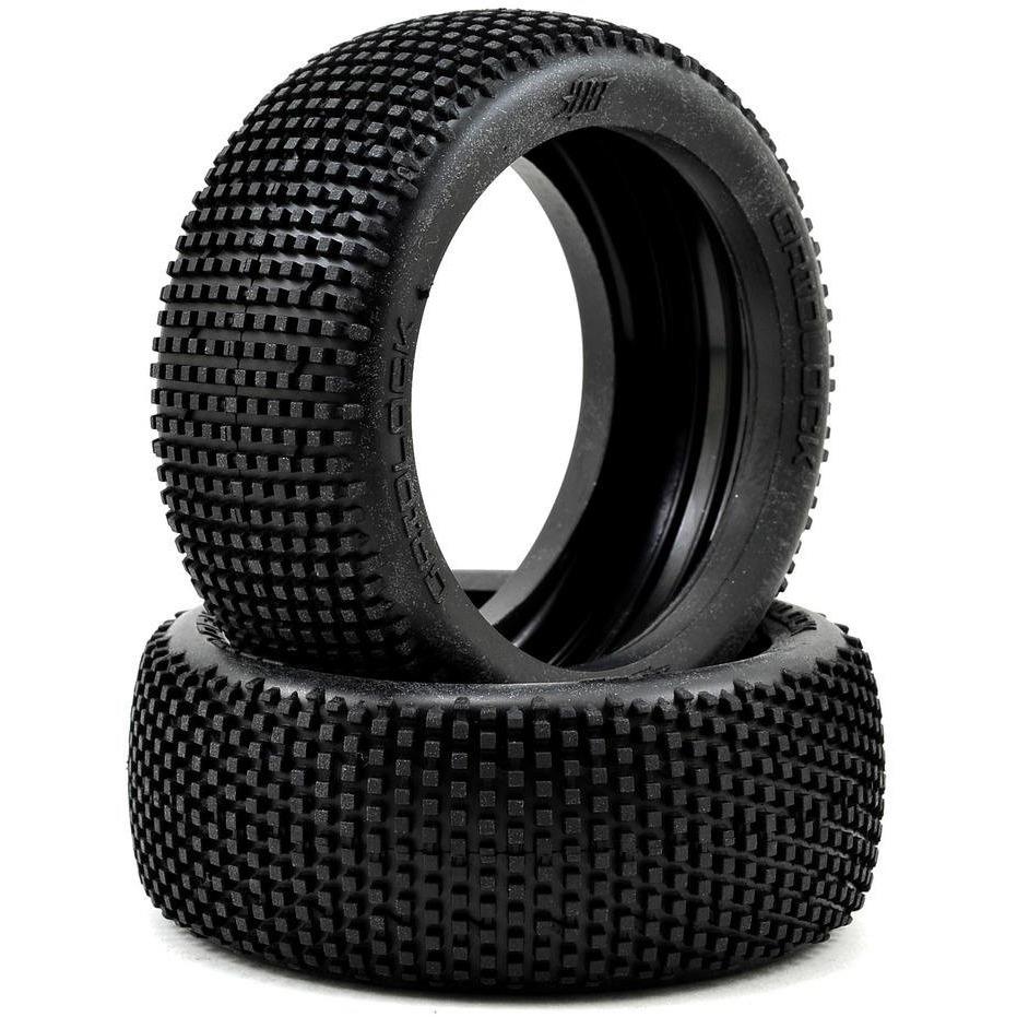 HB Racing Gridlock 1/8 Buggy Tire (2) (Pink)
