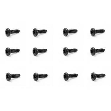 S004 Round Head Self Tapping Screw 3*18mm 12 PCS
