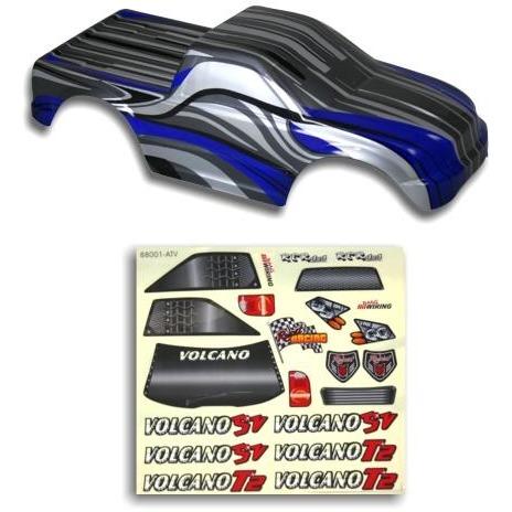 88021BB 1/10 Truck Body Black and Blue
