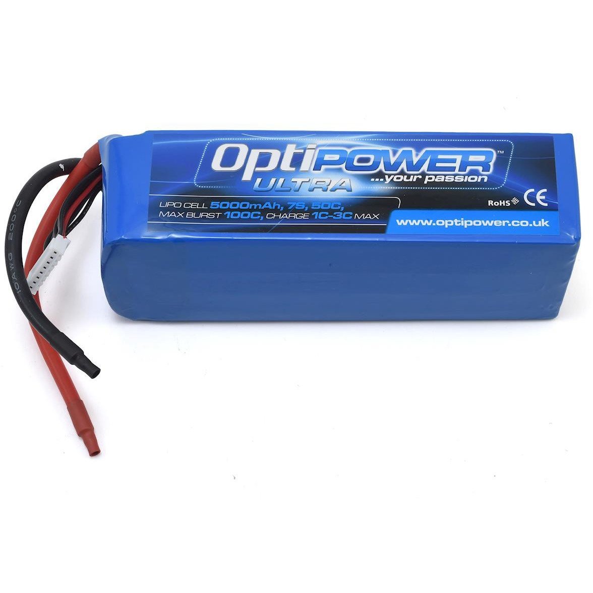 Optipower 7S 50C LiPo Battery (25.9V/5000mAh)