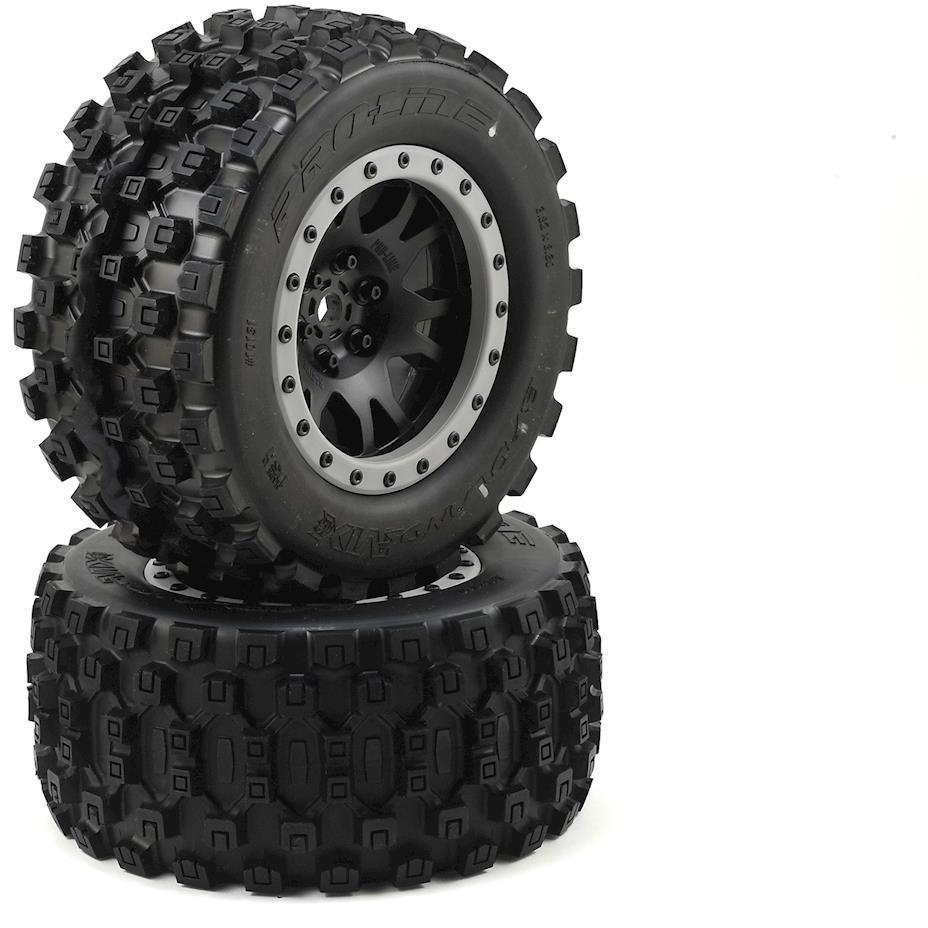 Pro-Line X-Maxx Badlands MX43 Pro-Loc Pre-Mounted All Terrain Tires (MX43)