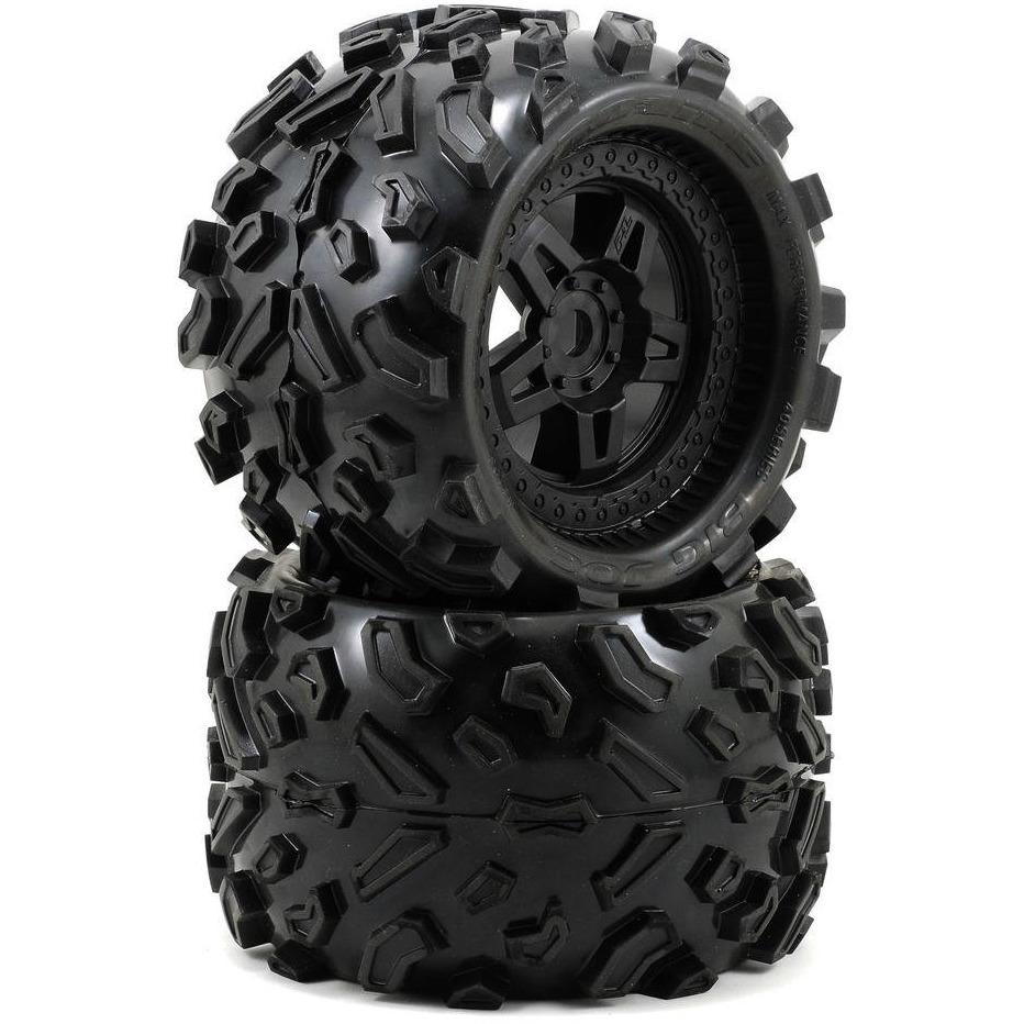 Pro-Line 40 Series Big Joe Tire w/Tech 5 Monster Truck Wheel (2) (Black) (M2)