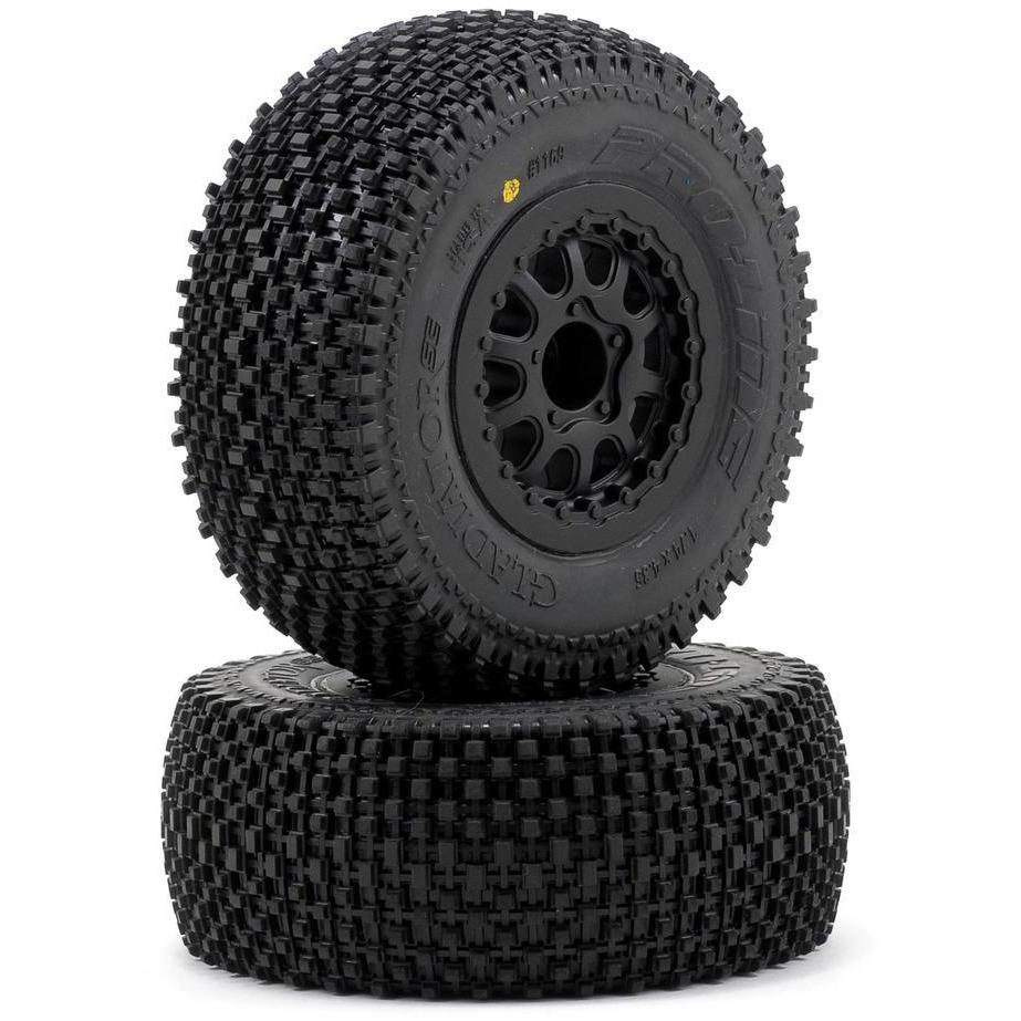Pro-Line Gladiator SC Tires w/Renegade Wheels (2) (Slash Rear) (M2)
