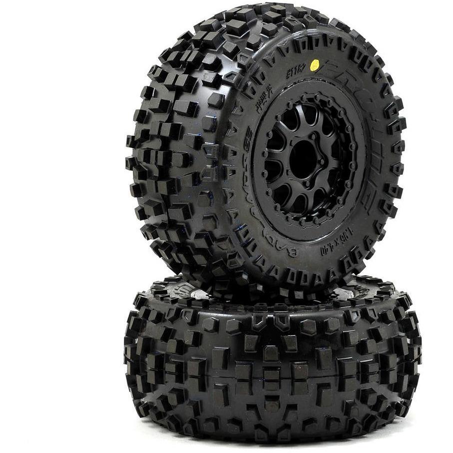 Pro-Line Badlands SC Tires w/Renegade Wheels (2) (Slash Rear) (M2)