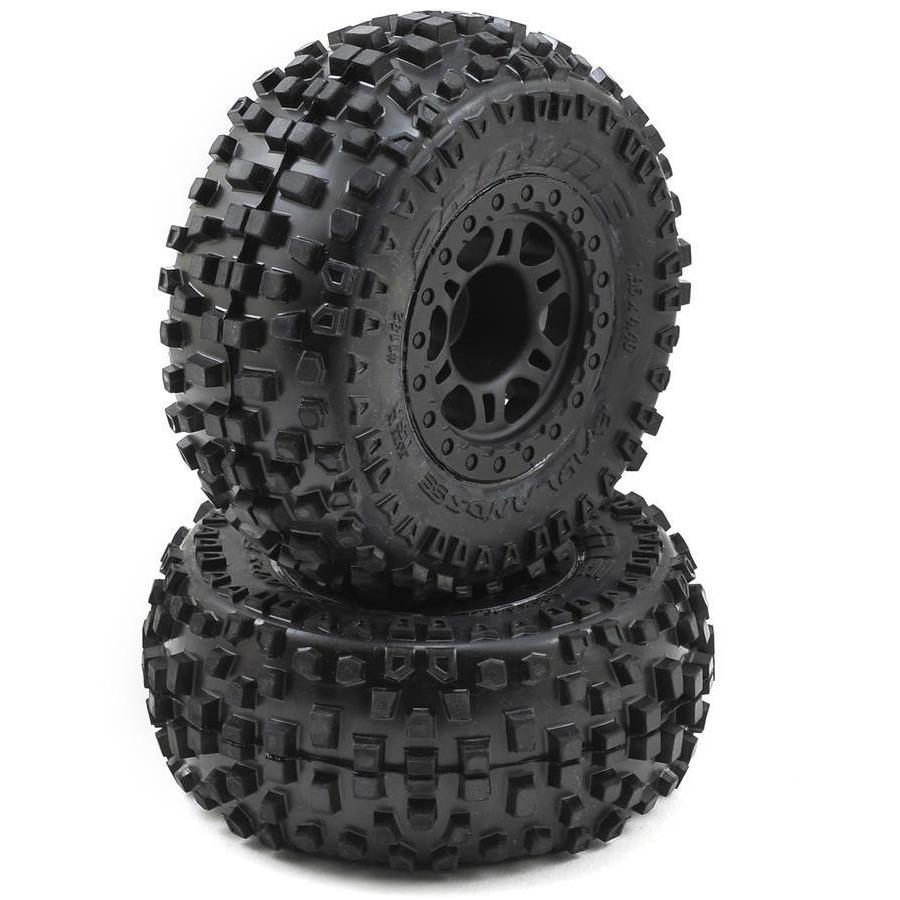 Pro-Line Badlands SC Tires w/Split Six Wheels (2) (Black) (Slash Front) (M2)
