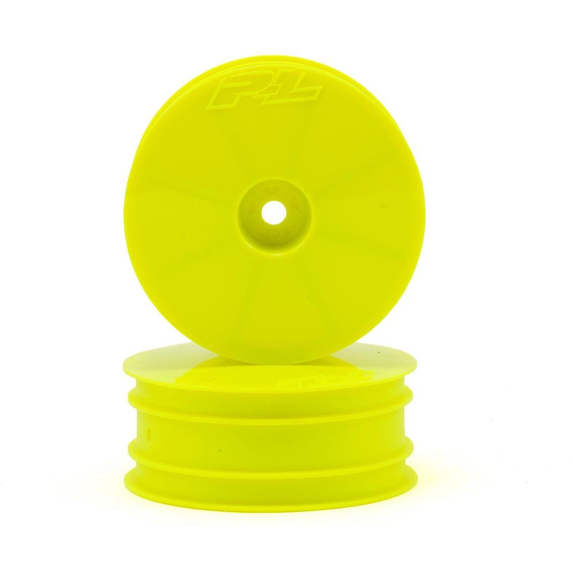 Pro-Line Velocity 2.2" Front Wheels (2) (B6/RB6) (Yellow)