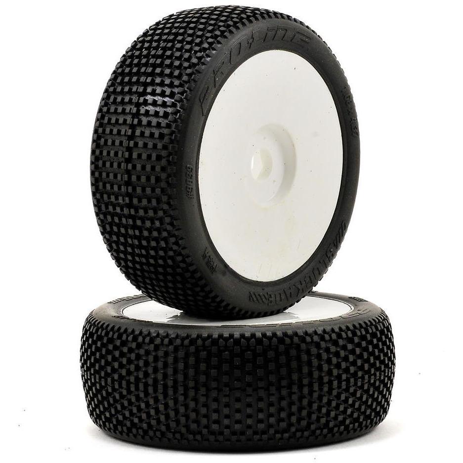 Pro-Line Blockade Pre-Mounted 1/8 Buggy Tires (2) (White) (X2)