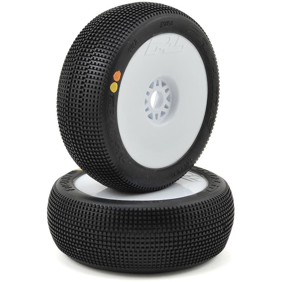 Pro-Line Fugitive Lite Pre-Mounted 1/8 Buggy Tires (White) (2) (X2)