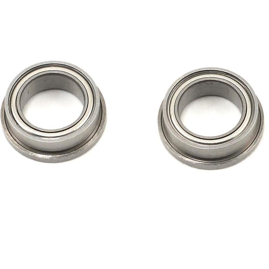 ProTek RC 1/4x3/8x1/8" Ceramic Metal Shielded Flanged "Speed" Bearing (2)