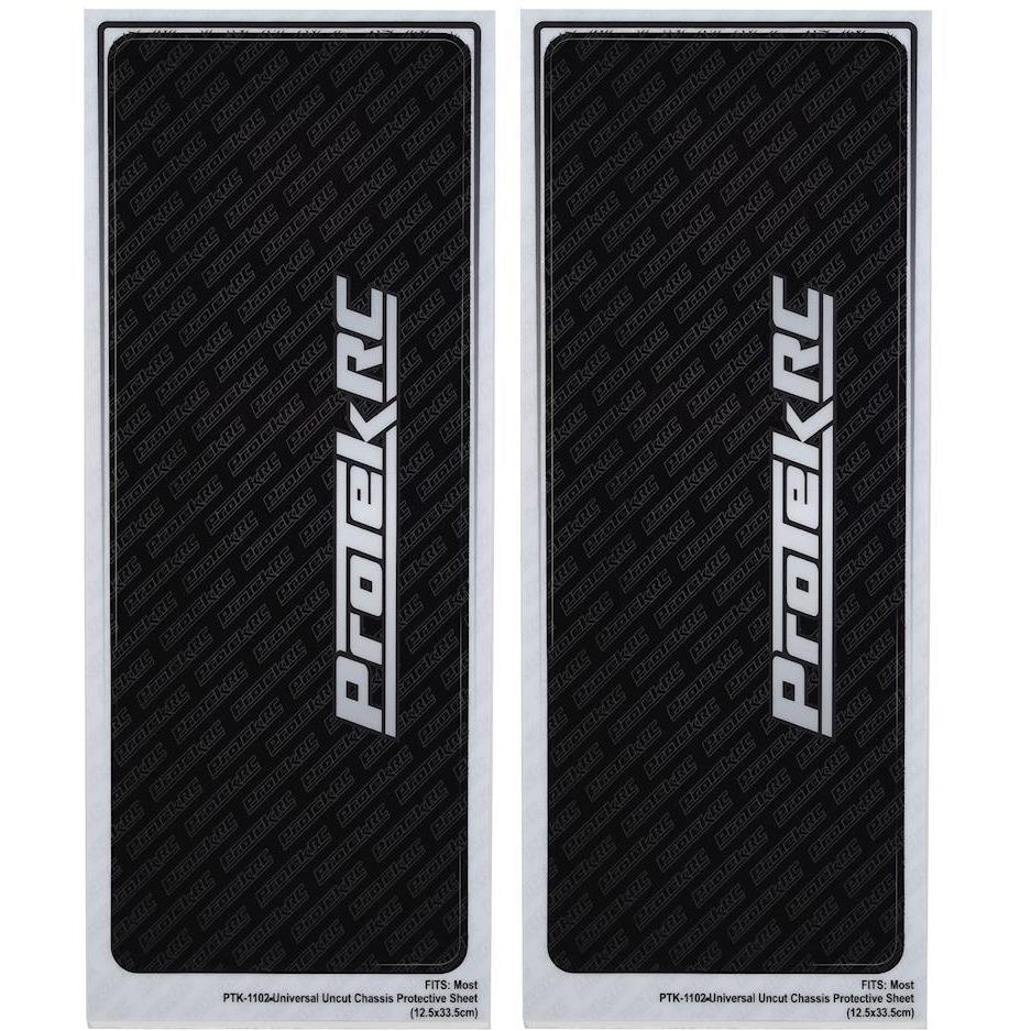 ProTek RC Universal Thick Chassis Protective Sheet (Black) (2)