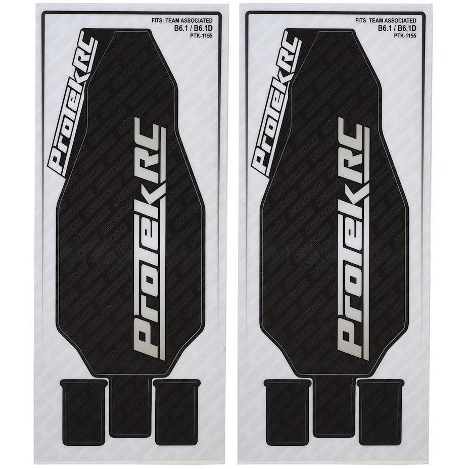 ProTek RC Associated B6.1 & B6.1D "Thick" Precut Chassis Protective Sheet (2)