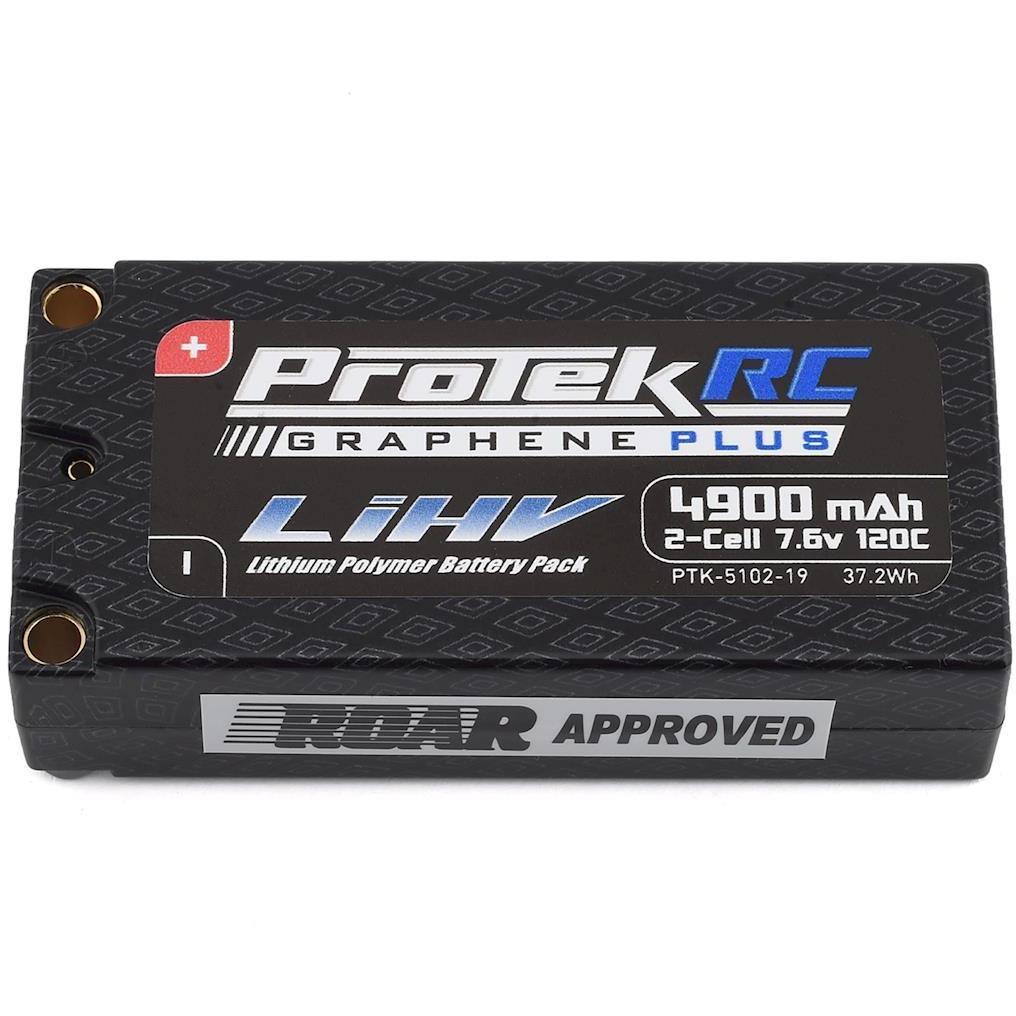ProTek RC 2S 120C Si-Graphene + HV Shorty LiPo Battery (7.6V/4900mAh)