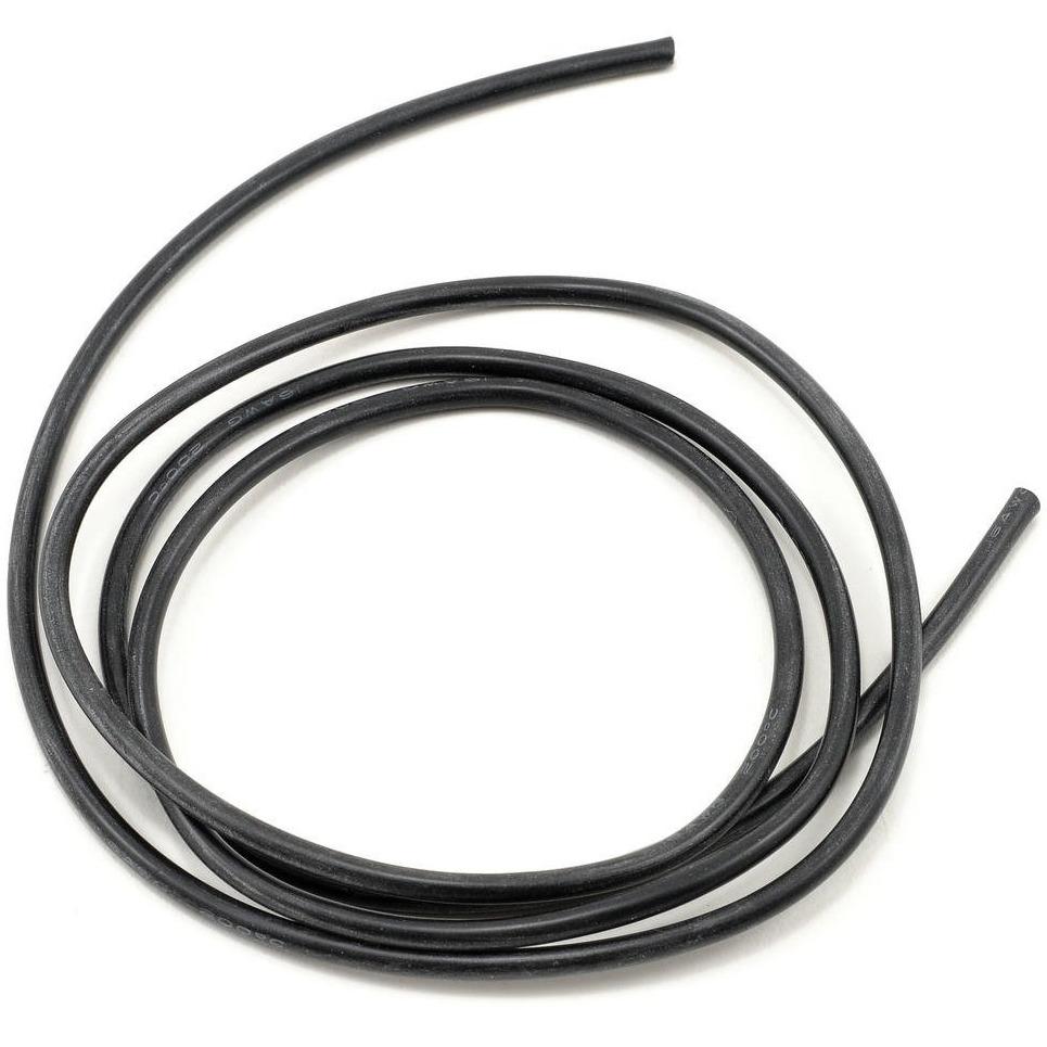 ProTek RC 16awg Black Silicone Hookup Wire (1 Meter)