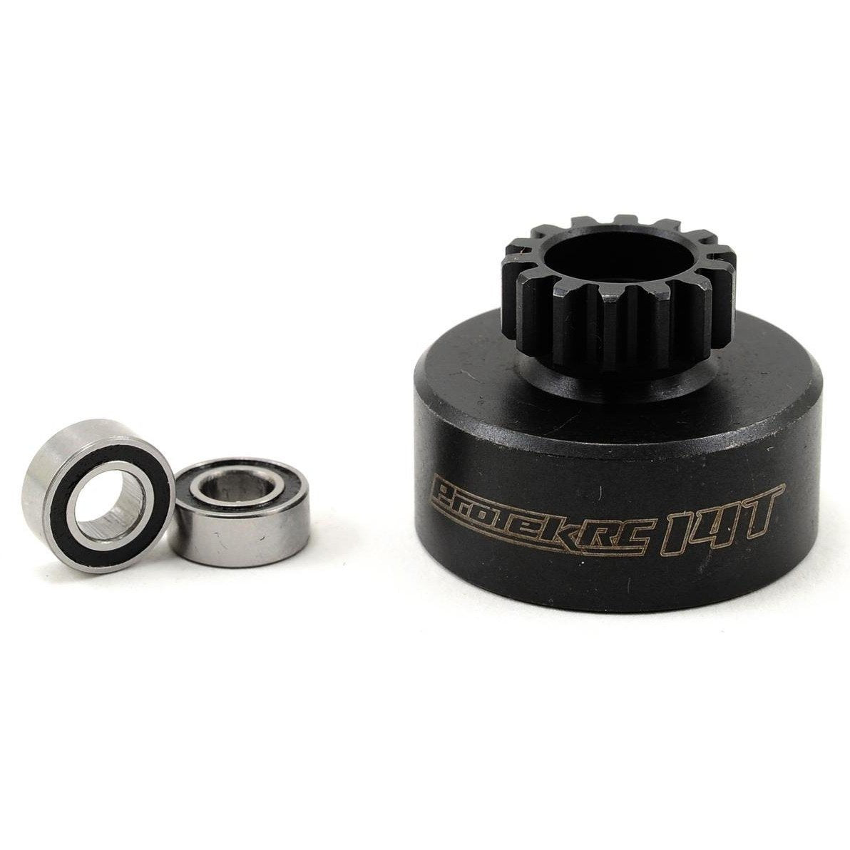 ProTek RC Hardened Clutch Bell w/Bearings (14T) (Kyosho/AE RC8B3)