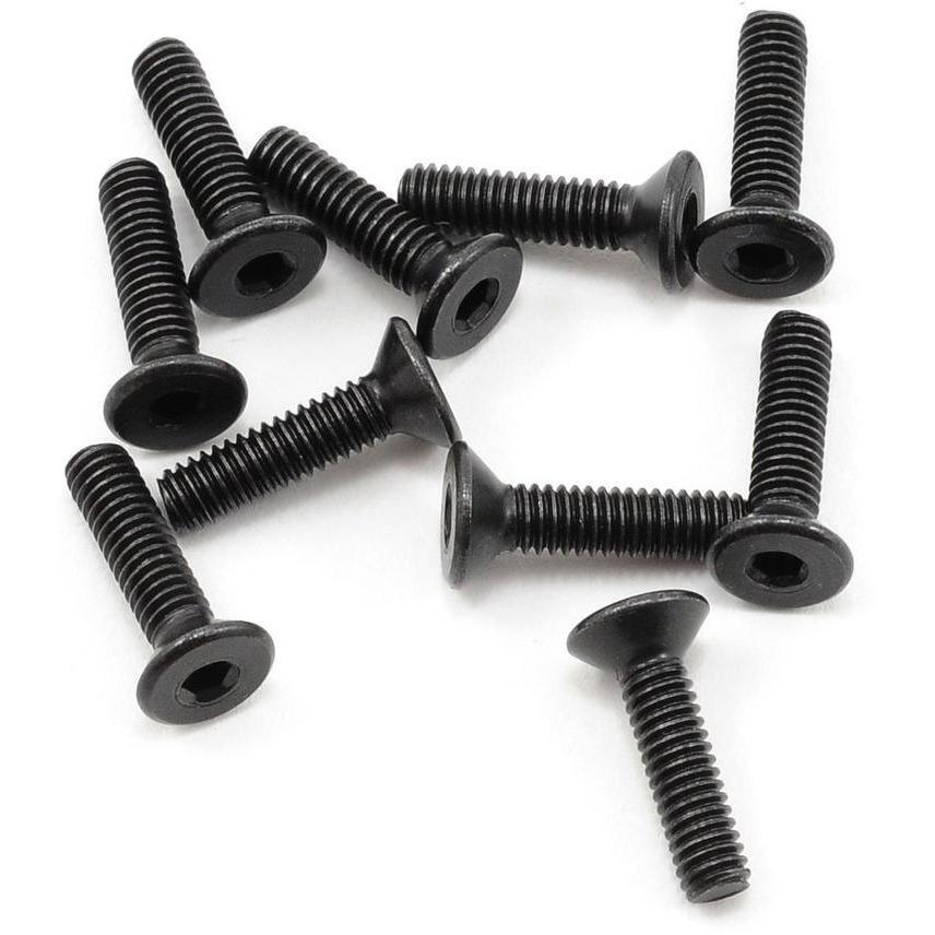 ProTek RC 2.5x10mm "High Strength" Flat Head Screws (10)