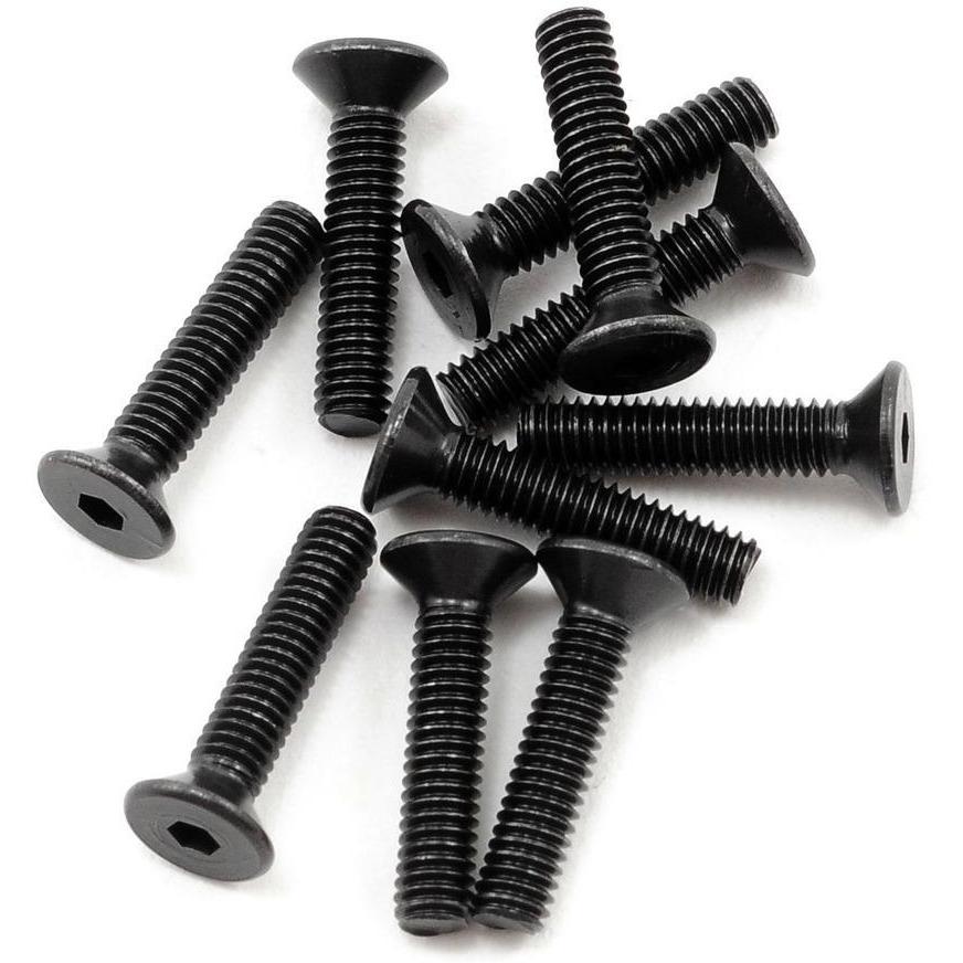 ProTek RC 2.5x12mm "High Strength" Flat Head Screws (10)