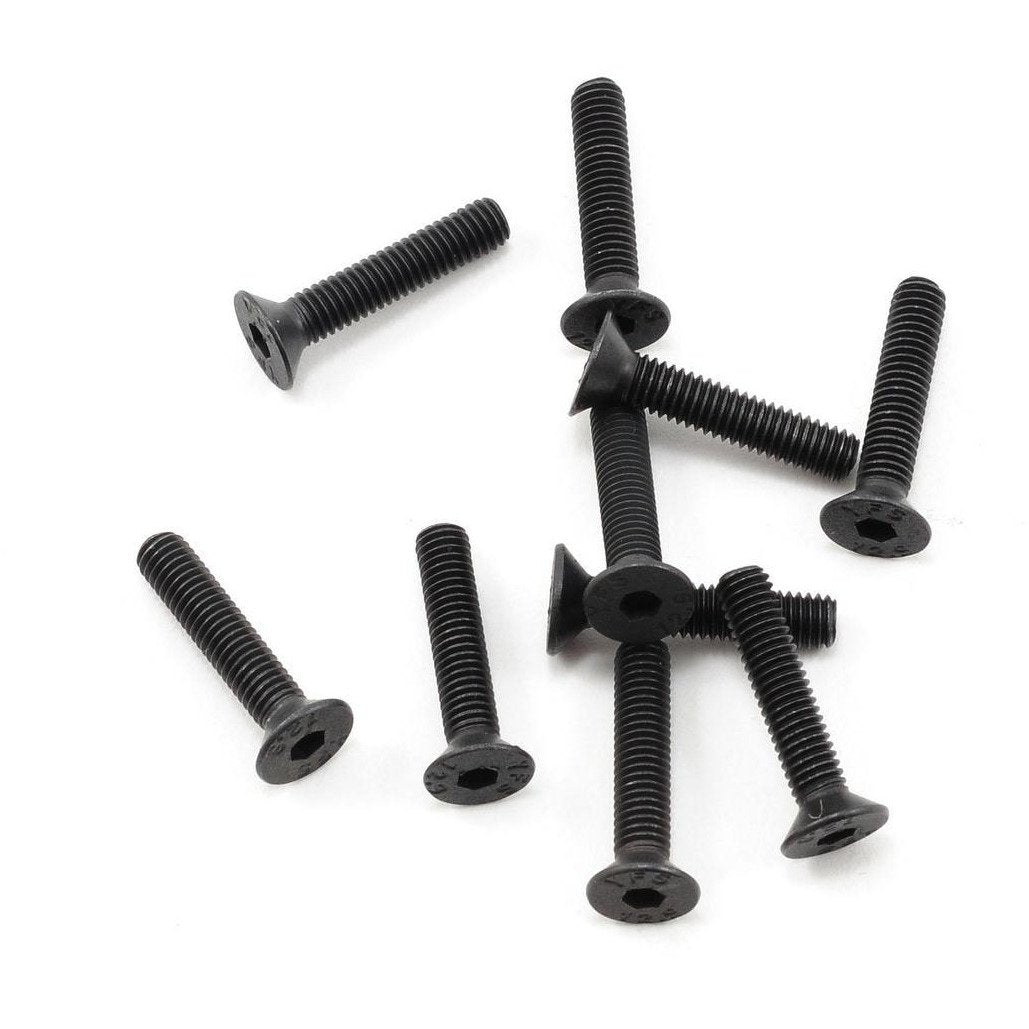 ProTek RC 3x15mm "High Strength" Flat Head Screws (10)
