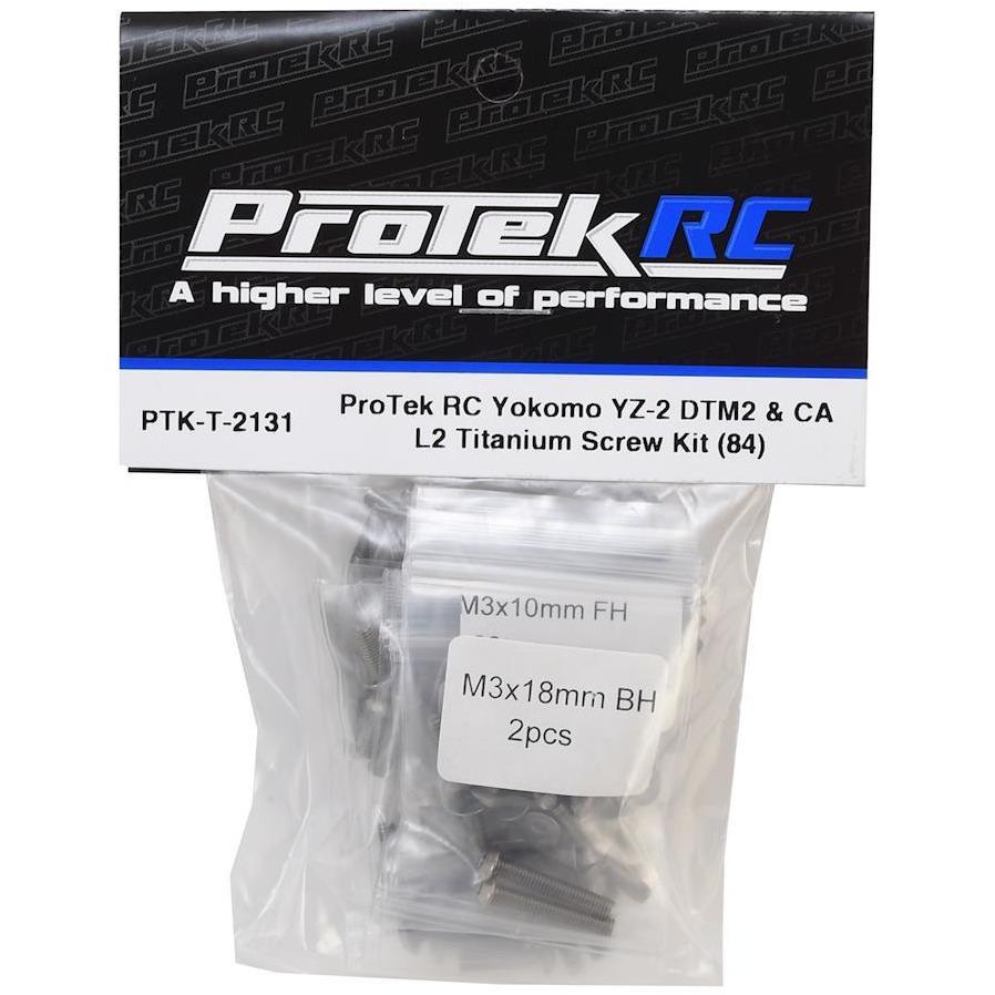 ProTek RC Yokomo YZ-2 DTM 2 & CA L2 Titanium Screw Kit (84)