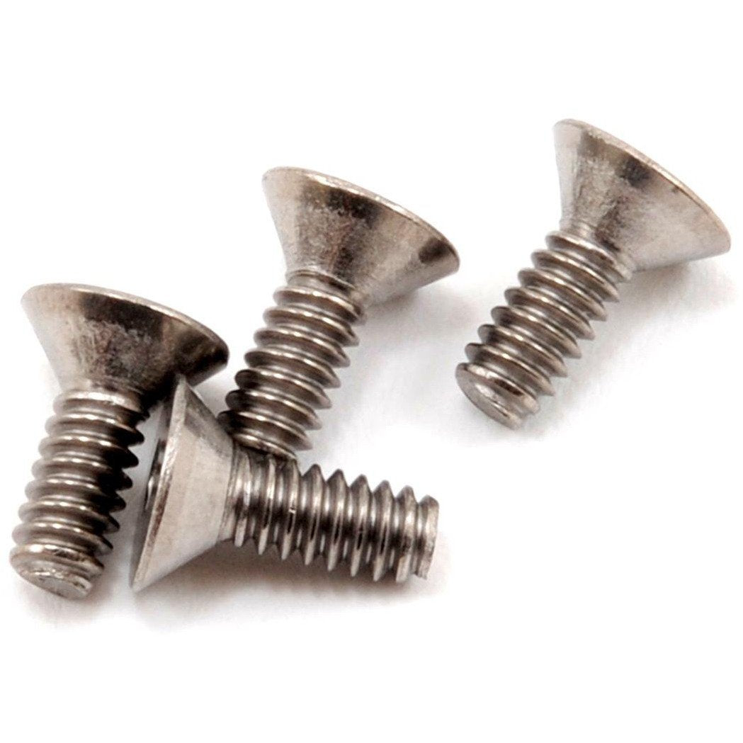 ProTek RC 4-40 x 5/16" Titanium Flat Head Hex Screw (4)