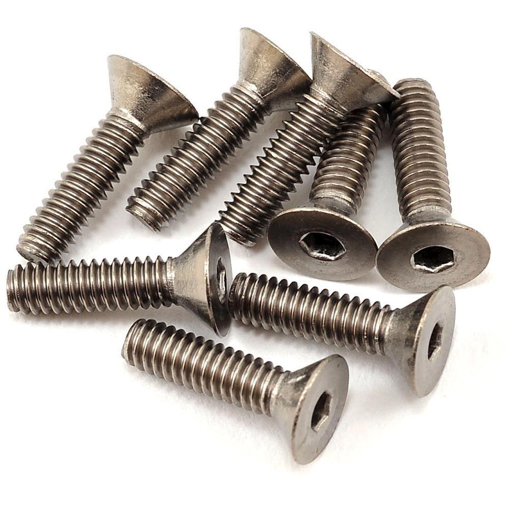 ProTek RC 5-40 x 1/2" Titanium Flat Head Hex Screw (8)