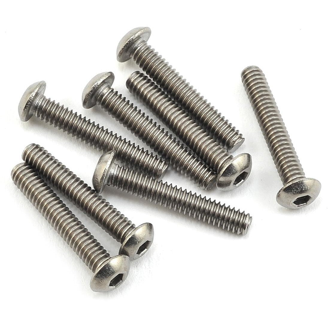 ProTek RC 5-40 x 3/4" Titanium Button Head Hex Screw (8)