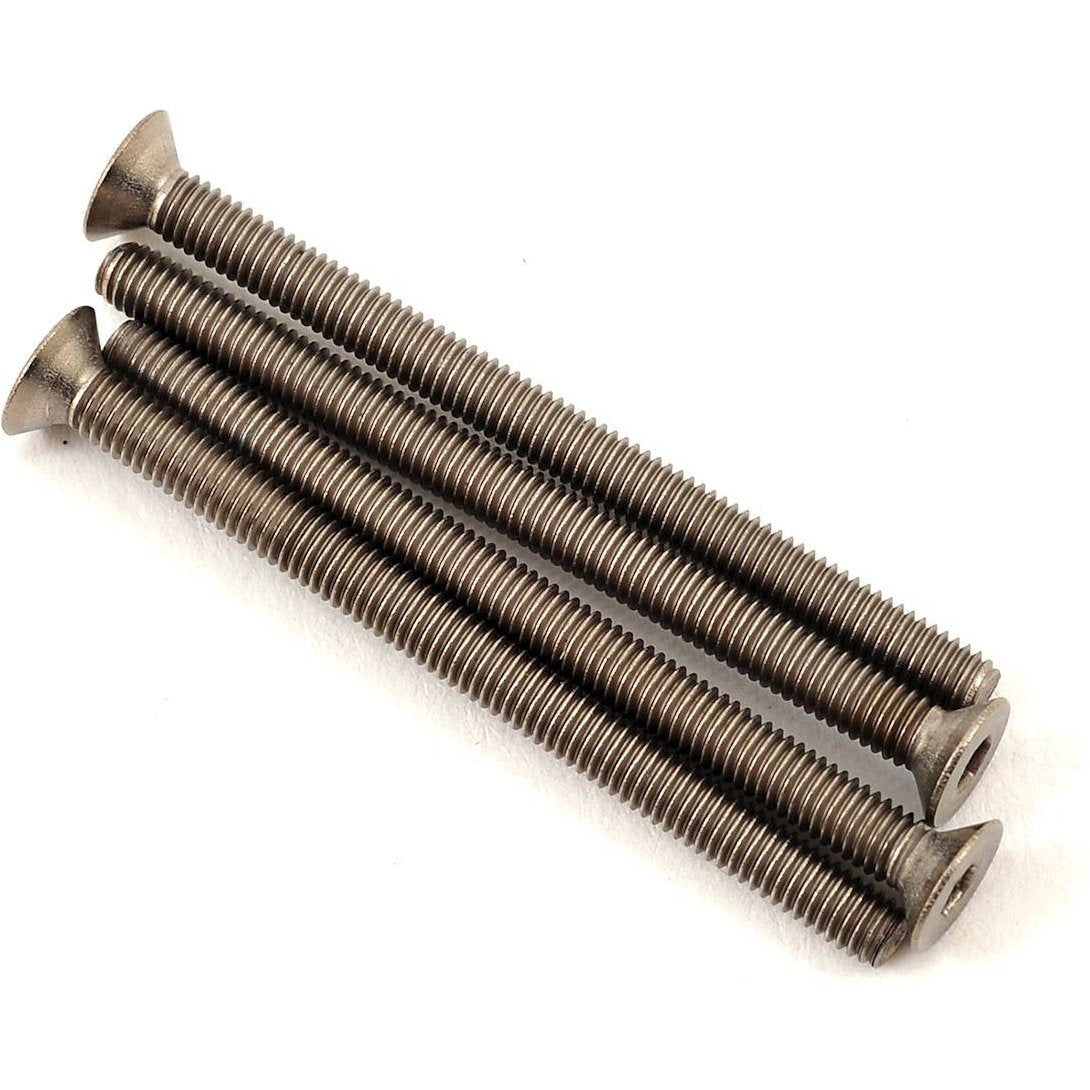 ProTek RC 3x40mm Titanium Flat Head Hex Screw (4)